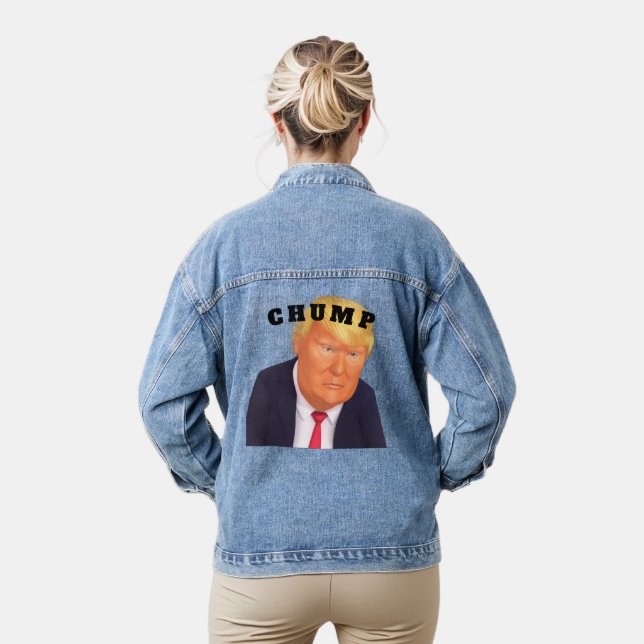 Trump/Chump-Denimjacke Jeansjacke (Modell)