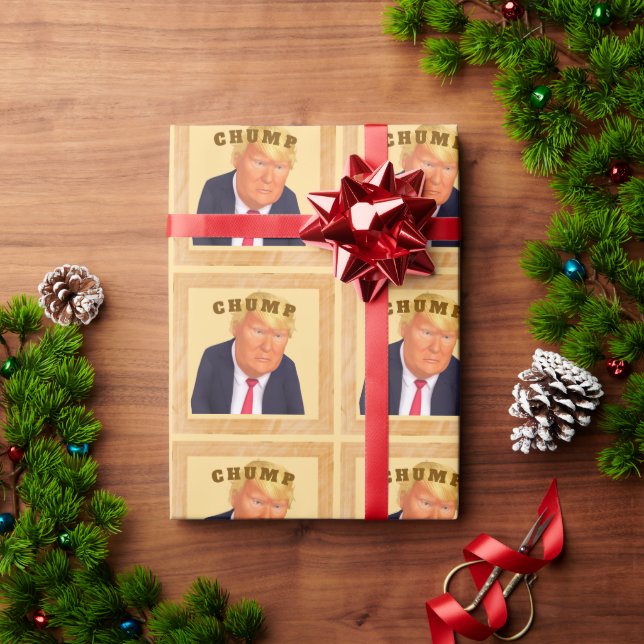 Trump/Chump-Geschenkpapier Geschenkpapier (Feiertagsgeschenk)