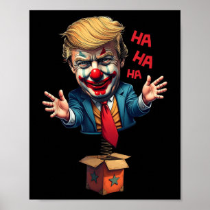 Trump Circus Clown lustigen politischen Humor Poster