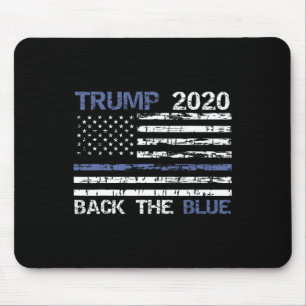 Trump Ck The Blue Thin Blue Line Polizei Unterstüt Mousepad