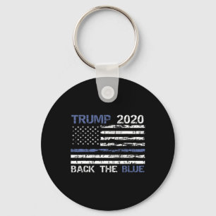 Trump Ck The Blue Thin Blue Line Polizei Unterstüt Schlüsselanhänger