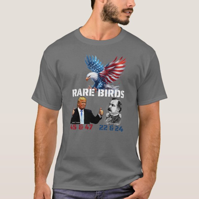 Trump, Cleveland "Seltene Vögel" Patriotische Oddi T-Shirt (Vorderseite)