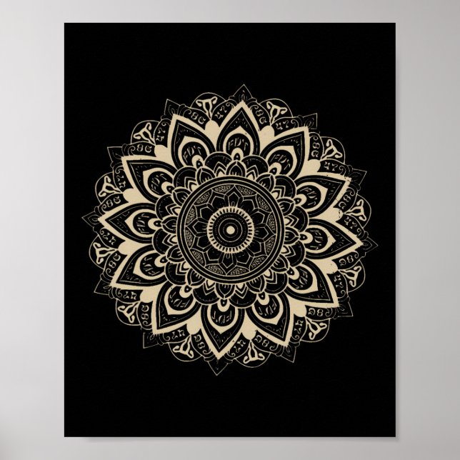 Trump Clic Mandala Style 86 47 Subtle Resist 8647 Poster (Vorne)