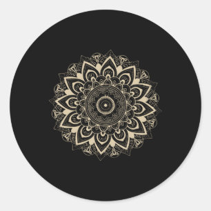 Trump Clic Mandala Style 86 47 Subtle Resist 8647 Runder Aufkleber