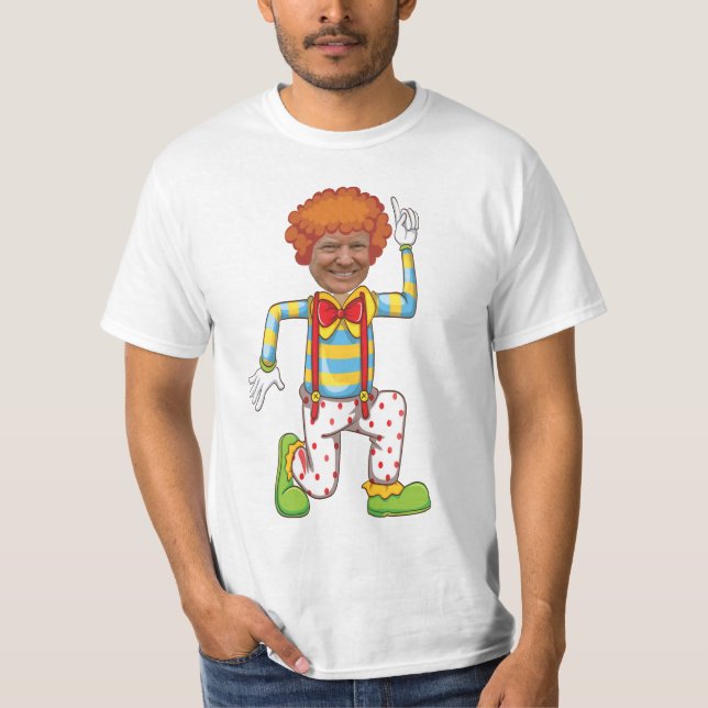 Trump Clown Funny Orange Hair Value Fab T-Shirt (Vorderseite)