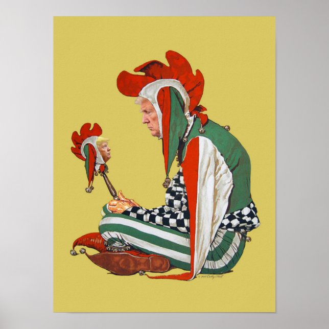 Trump Court Jester Archival Print Poster (Vorne)