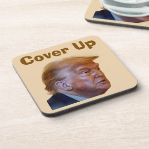 Trump/Cover Up Getränkuntersetzer Getränkeuntersetzer