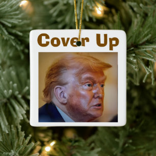 Trump/Cover Up Keramik-Ornament Keramikornament