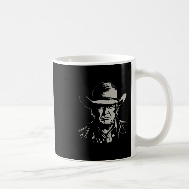 Trump Cowboy Usa 2024 Wahl Us Maga 1 Kaffeetasse (Rechts)
