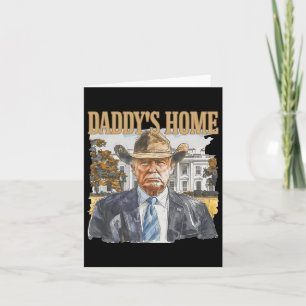 Trump Cowboy Western Daddy's Zuhause Nimm America Karte