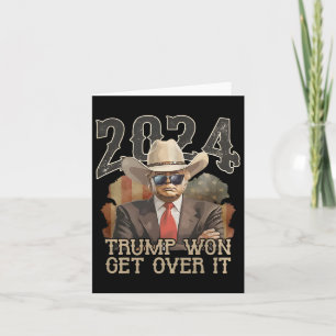 Trump Cowboy Western Daddy's Zuhause Take America Karte