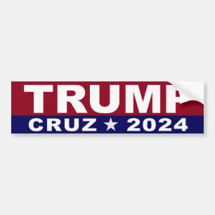 Trump Cruz 2024 Autoaufkleber