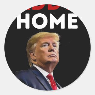 Trump Daddy ist zurück Runder Aufkleber