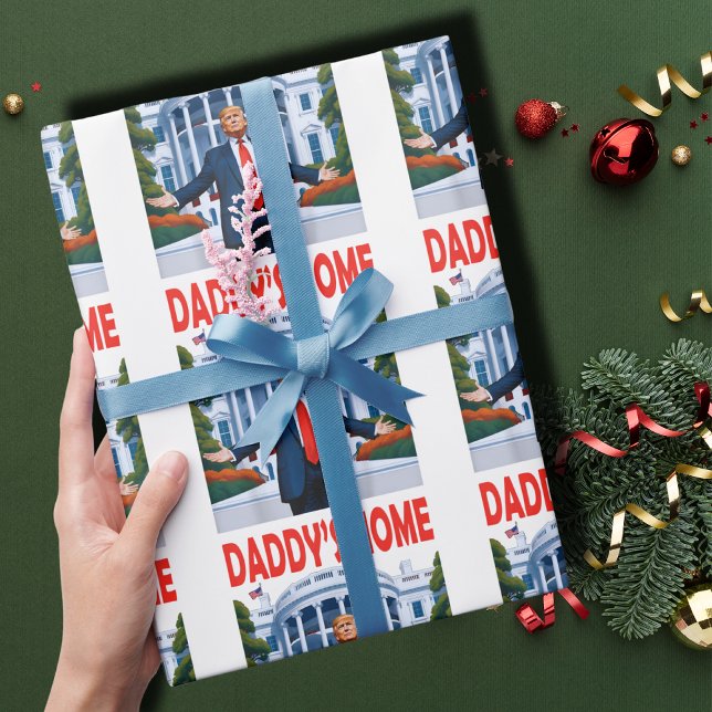 Trump Daddys Zuhause Geschenkpapier (Von Creator hochgeladen)