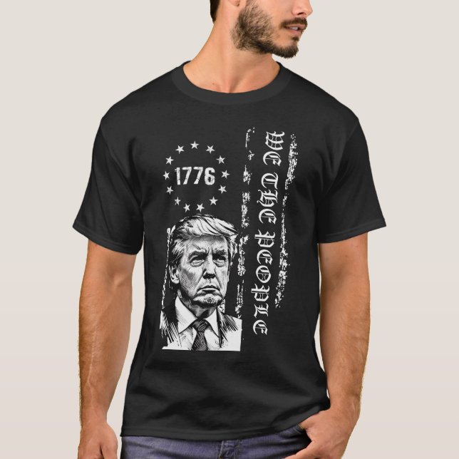 Trump Daddys Zuhause We The People T - Shirt (Vorderseite)