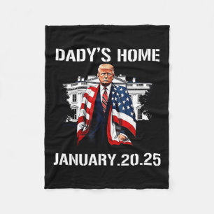 Trump Daddys Zuhause White House 2024 2 Fleecedecke