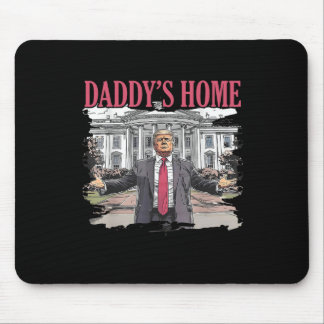 Trump Daddys Zuhause White House 2024 4 Mousepad