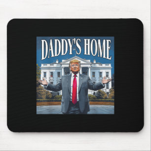 Trump Daddys Zuhause White House 2025 Mousepad