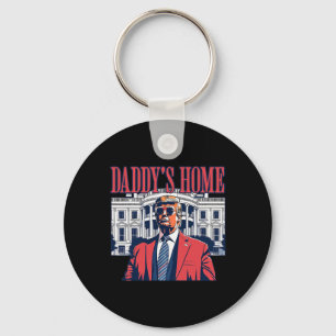 Trump Daddys Zuhause White House USA Flag VI Schlüsselanhänger