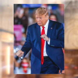 Trump Dance Funny Fensteraufkleber