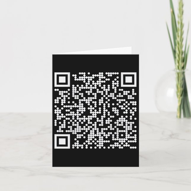 Trump Dance Qr Funny 45 47 Präsident Dance Code (o Karte (Vorderseite)