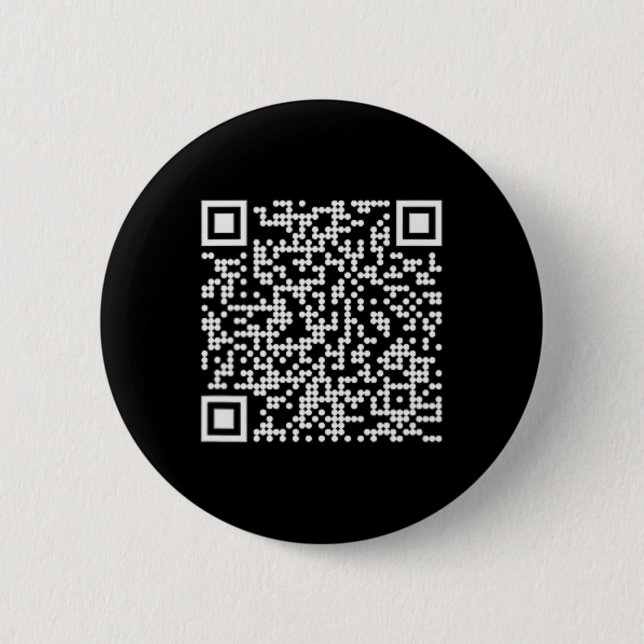 Trump Dance Qr Funny Präsident Trump Tanzcode Button (Vorderseite)