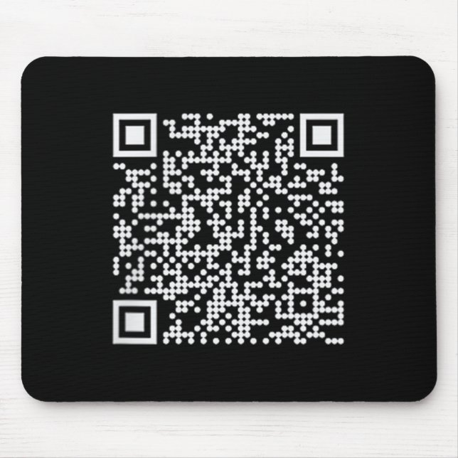 Trump Dance Qr Funny Präsident Trump Tanzcode Mousepad (Vorne)