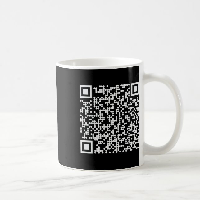 Trump Dance Qr Funny President Dance Code (auf der Kaffeetasse (Rechts)