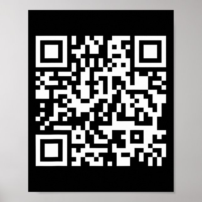 Trump Dance Troll Qr Funny President Trump Dance C Poster (Vorne)