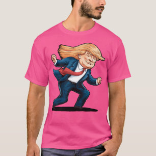 Trump Dance Troll Qr T-Shirt