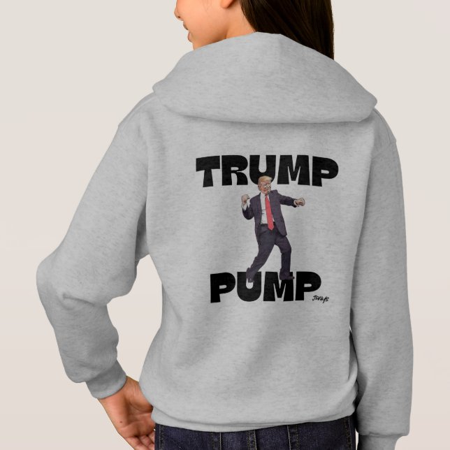 "Trump Dance" "Trump Pump" Bella Leinwand Hoodie (Rückseite)