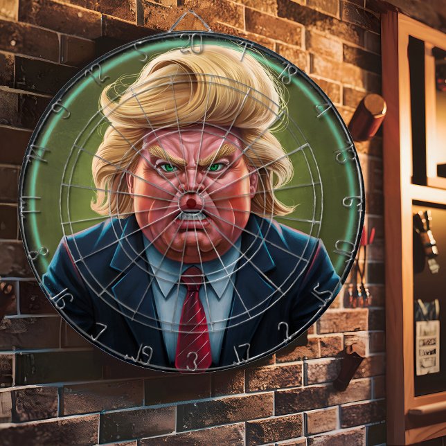 Trump Dartboard: Ein politisches Ziel Dartscheibe (Von Creator hochgeladen)