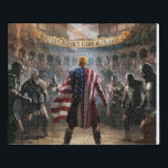 Trump, das Gladiator Jigsaw Puzzle" Puzzle<br><div class="desc">"Zusammen mit diesem Puzzle mit Trump als Gladiator ein Bild der Tapferkeit. Eine lustige und inspirierend Herausforderung für alle."</div>