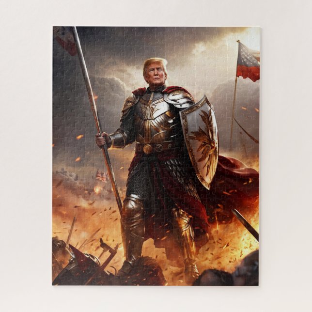 Trump das Puzzle der amerikanischen Wächter (Vertikal)