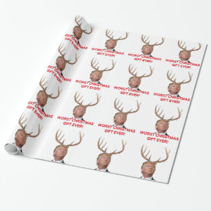 Trump, das schlimmste Weihnachtsgeschenk aller Zei Geschenkpapier