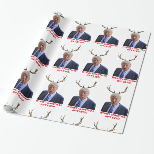Trump, das schlimmste Weihnachtsgeschenk aller Zei Geschenkpapier