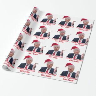 Trump, das schlimmste Weihnachtsgeschenk aller Zei Geschenkpapier