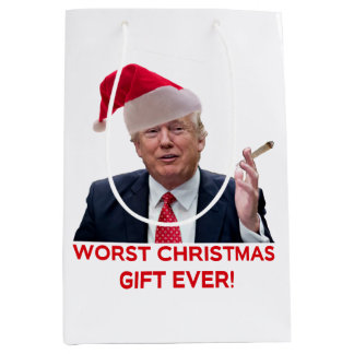 Trump, das schlimmste Weihnachtsgeschenk aller Zei Mittlere Geschenktüte