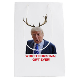Trump, das schlimmste Weihnachtsgeschenk aller Zei Mittlere Geschenktüte