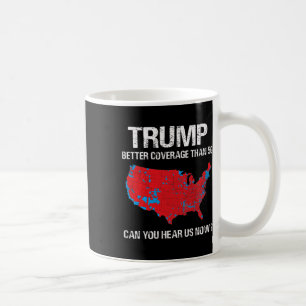 Trump deckt besser ab als 5g Funny Electoral Map Kaffeetasse