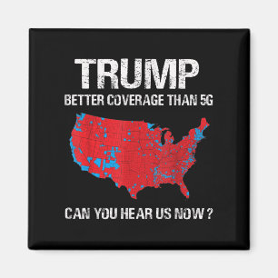 Trump deckt besser ab als 5g Funny Electoral Map Magnet
