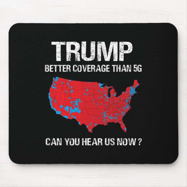 Trump deckt besser ab als 5g Funny Electoral Map Mousepad (Vorne)