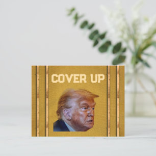 Trump deckt Postkarte auf