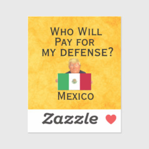 Trump Defense Custom-Cut Vinyl Sticker