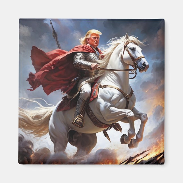 Trump der amerikanische Rittermagnet Magnet (Vorne)