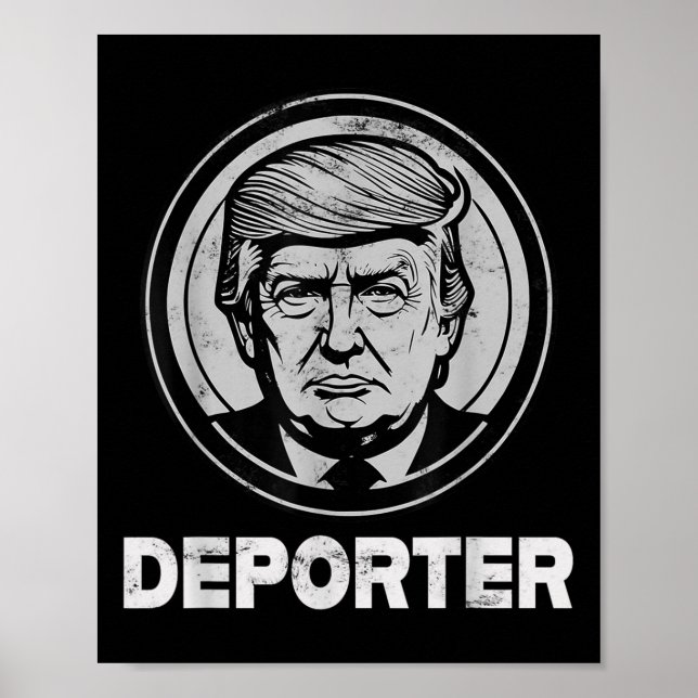Trump der Deporter Poster (Vorne)