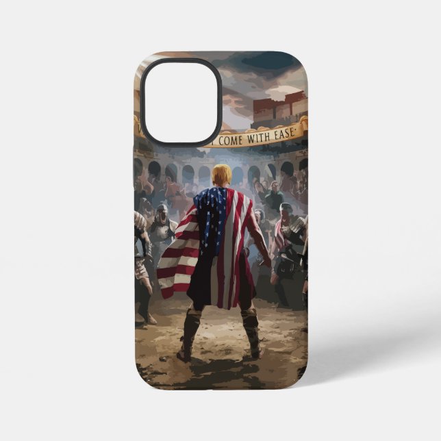 Trump der Fall Gladiator Phone iPhone Hülle (Rückseite)