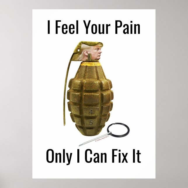 Trump, der oberste Archivdrucker Poster (Vorne)