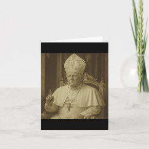 Trump der Papst Karte