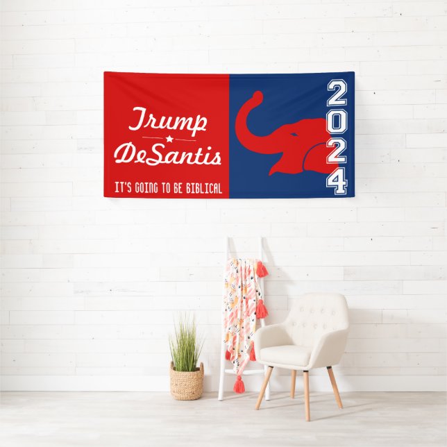 TRUMP DESANTIS 2024 BIBLICAL BANNER (Insitu)